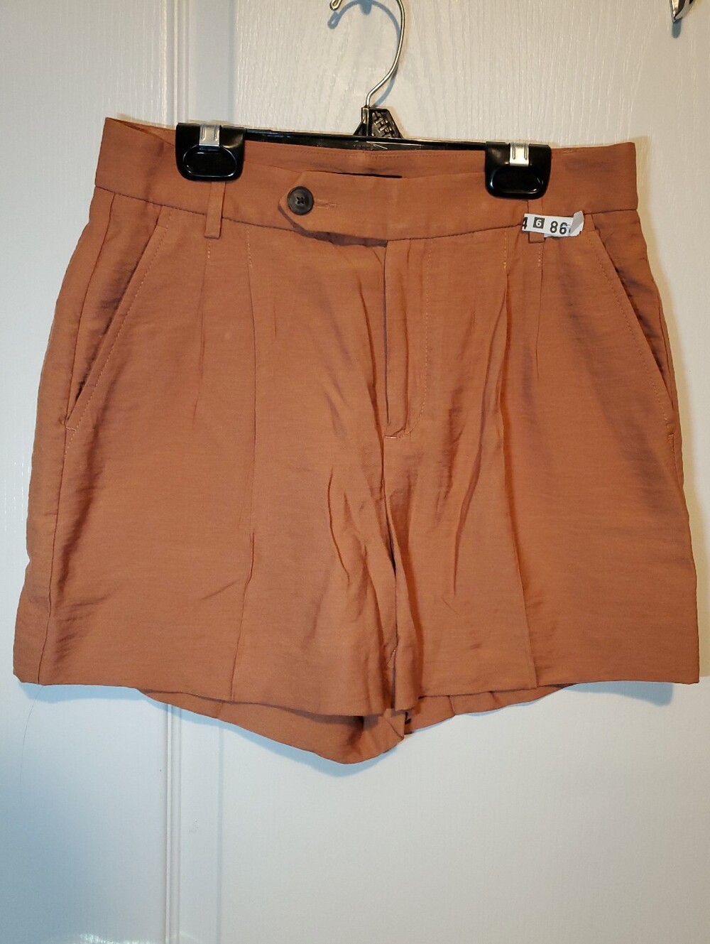 Banana Republic Terracotta Pleated Shorts